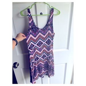 Express flowy sun dress. Lightweight material.